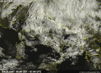 Previsioni meteo oggi: Ancora maltempo, specie sulle regioni centro-meridionali