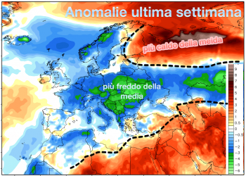 Ultime settimane fredde in Europa, ma il caldo sta per ritornare