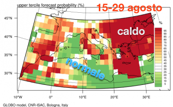 Seconda metà di agosto calda e secca? I dettagli dalle ultime proiezioni