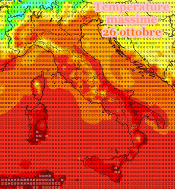 Confermato l’aumento delle temperature, mercoledì massime fino a 34°C