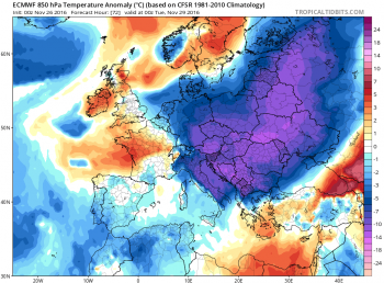 Arriva il freddo in settimana? Si, ma niente di eccezionale…