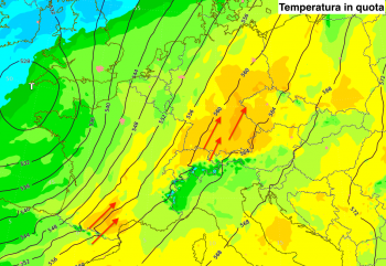 Oltre 15°C di aumento in 3 ore sui versanti alpini settentrionali, l’effetto del Favonio