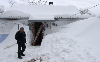 Ucraina sommersa da nevicate eccezionali [IMMAGINI]