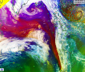 Atlantico in piena forma continua a produrre spettacolari vortici [IMMAGINI]