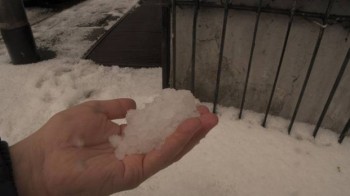 La violentissima GRANDINATA di giovedì pomeriggio a Pavia [FOTO]