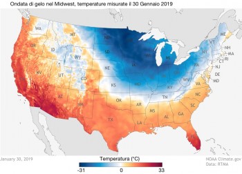 Fa sempre più caldo, anche quando fa estremamente freddo: l’esempio degli Stati Uniti