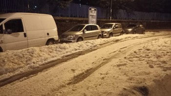 Cronaca meteo: martedì violentissima grandinata sui quartieri collinari di Napoli, ingenti accumuli!