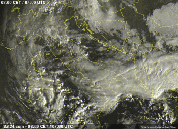 Meteo lunedì 25 novembre: netto miglioramento al nord, residui rovesci al centro-sud