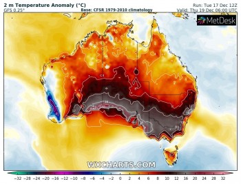 Caldo estremo: record di temperatura in Australia