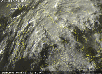 Meteo lunedì 2 dicembre: peggiora soprattutto sulle regioni centrali con piogge e rovesci