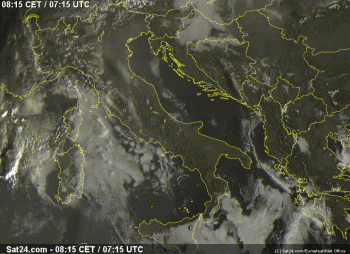 Meteo venerdì 24 gennaio: peggiora dal pomeriggio sul centro-nord Tirreno, bel tempo al centro-sud