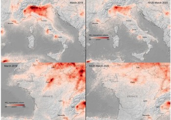 Lockdown in Europa: crolla l’inquinamento atmosferico