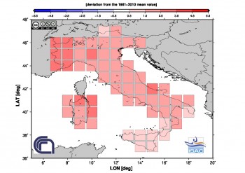 Inverno 2019-20 nettamente oltre la norma sull’Italia: dati climatici e cause