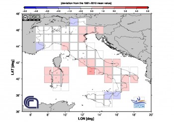 Marzo 2020 più caldo della norma sull’Italia, ma solo lievemente e non ovunque