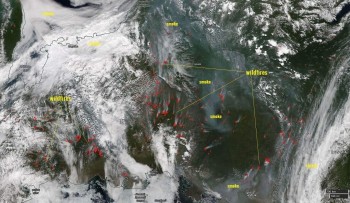 Ancora incendi devastanti in Siberia, la nube di fumo ha raggiunto gli USA