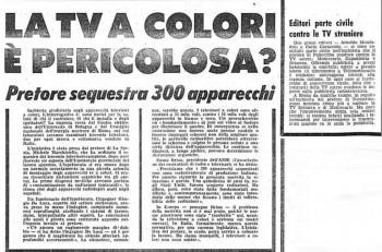 Polemiche per il 5G: accadde lo stesso con la TV a colori