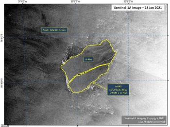 L’Iceberg A68a sta andando in pezzi, salvi migliaia di pinguini antartici