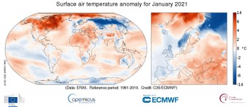 Clima: il 2021 si apre con il 6° gennaio più caldo di sempre