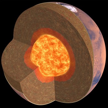 Rivelata per la prima volta la struttura interna di Marte