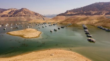 California: il Lago Oroville è a secco