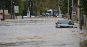 Forte ondata di maltempo nella Francia meridionale