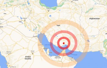 Forti terremoti nel Golfo Persico