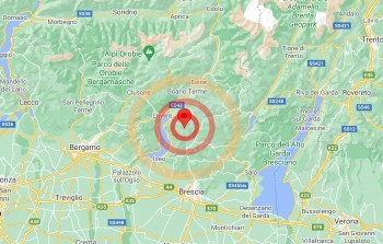 Registrata una lieve scossa di terremoto in provincia di Brescia