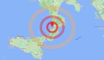 Forte scossa di terremoto in Calabria: molte segnalazioni anche dalla Sicilia