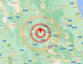 Scossa di terremoto in Abruzzo: segnalazioni anche dal Lazio