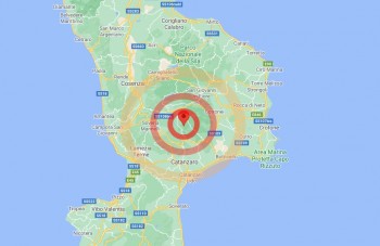 Avvertita una scossa sismica in Calabria: segnalazioni da Catanzaro, Cosenza e Crotone