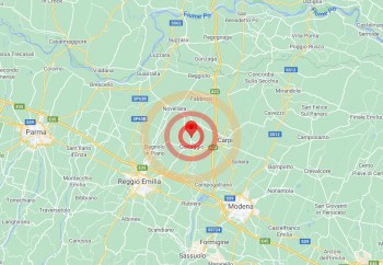 Emilia Romagna: registrata una lieve scossa di terremoto nei pressi di Correggio