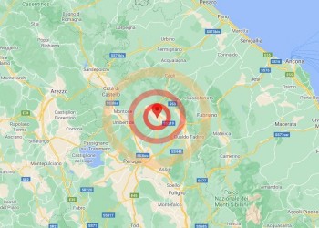 Registrata una scossa di terremoto in provincia di Perugia