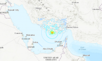 Forte terremoto di magnitudo 5.6 colpisce il Sud dell’Iran