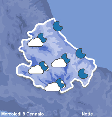 Previsioni Meteo Abruzzo Notte