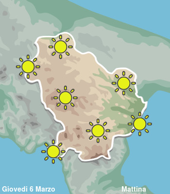 Previsioni Meteo Basilicata Mattina