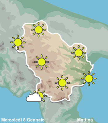 Previsioni Meteo Basilicata Mattina