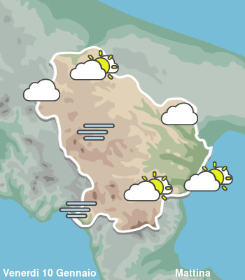 Previsioni Meteo Basilicata Mattina