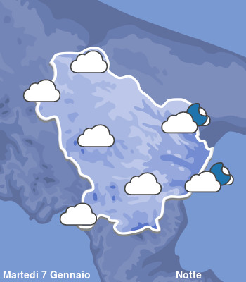 Previsioni Meteo Basilicata Notte