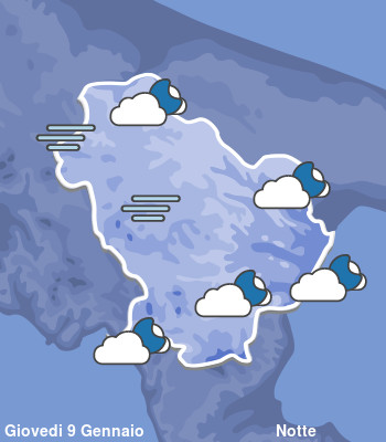 Previsioni Meteo Basilicata Notte