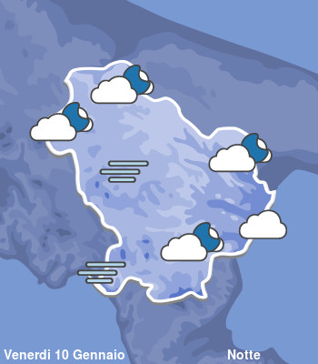 Previsioni Meteo Basilicata Notte