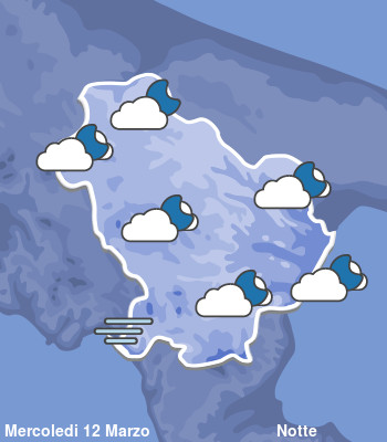 Previsioni Meteo Basilicata Notte