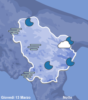 Previsioni Meteo Basilicata Notte