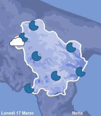 Previsioni Meteo Basilicata Notte