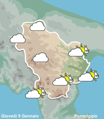 Previsioni Meteo Basilicata Pomeriggio