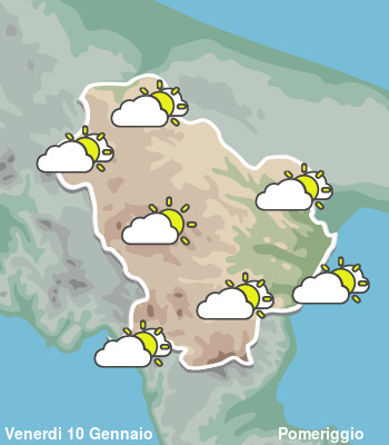 Previsioni Meteo Basilicata Pomeriggio