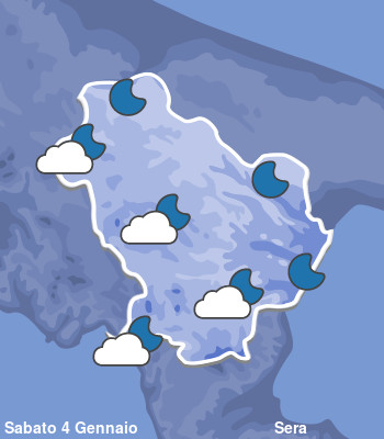 Previsioni Meteo Basilicata Sera