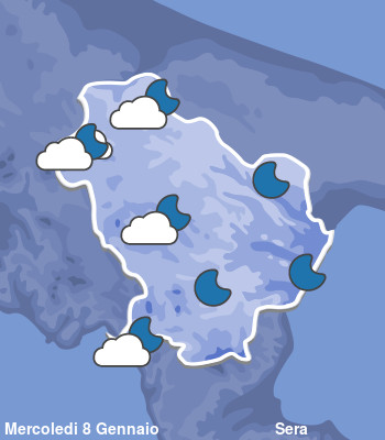 Previsioni Meteo Basilicata Sera