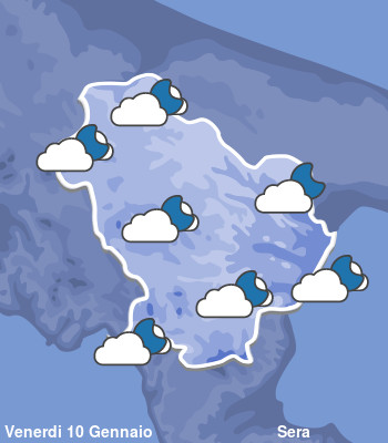 Previsioni Meteo Basilicata Sera