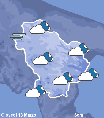 Previsioni Meteo Basilicata Sera