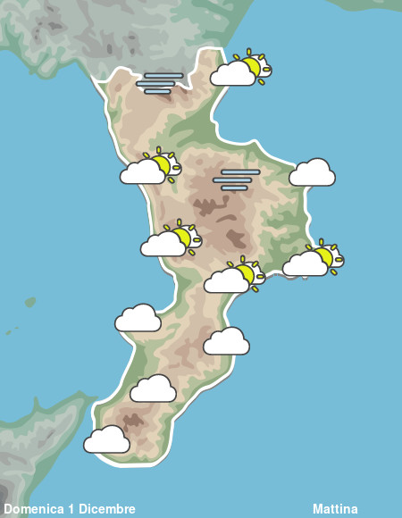 Previsioni Meteo Calabria Mattina